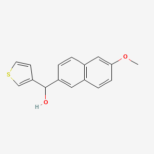(6-Methoxynaphthalen-2-yl)(thiophen-3-yl)methanol - 