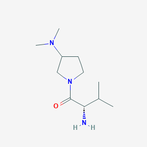 (S)-2-Amino-1-(3-dimethylamino-pyrrolidin-1-yl)-3-methyl-butan-1-one - 