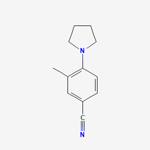 3-Methyl-4-(pyrrolidin-1-yl)benzonitrile - 