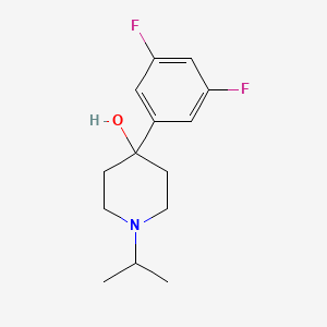 4-(3,5-Difluorophenyl)-4-hydroxy-1-iso-propylpiperidine - 