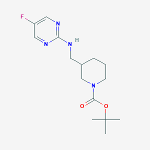 3-[(5-Fluoro-pyrimidin-2-ylamino)-methyl]-piperidine-1-carboxylic acid tert-butyl ester - 
