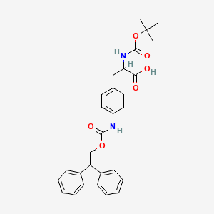 2-{[(Tert-butoxy)carbonyl]amino}-3-[4-({[(9H-fluoren-9-YL)methoxy]carbonyl}amino)phenyl]propanoic acid - 