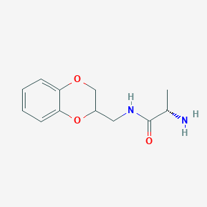 (S)-2-Amino-N-(2,3-dihydro-benzo[1,4]dioxin-2-ylmethyl)-propionamide - 