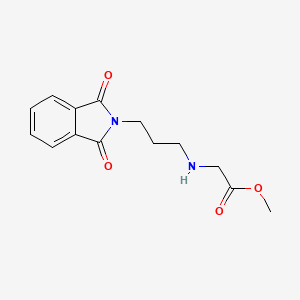 methyl {[3-(1,3-dioxo-1,3-dihydro-2H-isoindol-2-yl)propyl]amino}acetate - 