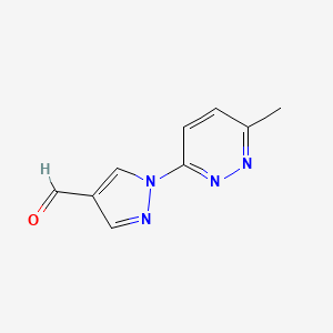 1-(6-Methylpyridazin-3-yl)-1H-pyrazole-4-carbaldehyde - 