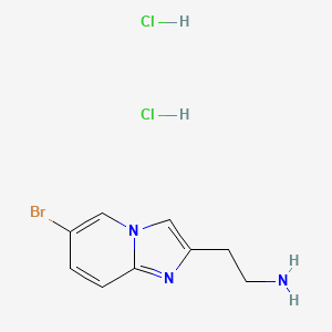 2-(6-Bromoimidazo[1,2-a]pyridin-2-yl)ethanamine dihydrochloride - 