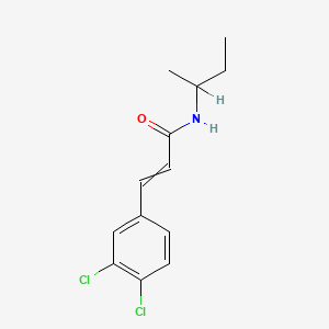 2-Propenamide, 3-(3,4-dichlorophenyl)-N-(1-methylpropyl)- - 