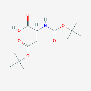 4-(tert-Butoxy)-2-((tert-butoxycarbonyl)amino)-4-oxobutanoic acid - 