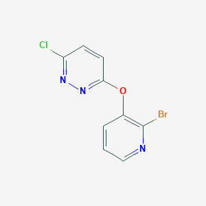3-(2-Bromo-pyridin-3-yloxy)-6-chloro-pyridazine - 1065484-70-9