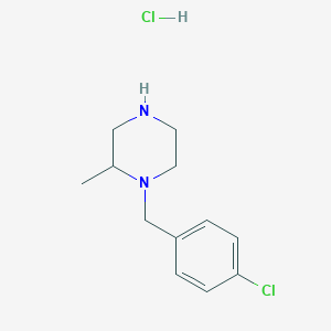 1-(4-Chloro-benzyl)-2-methyl-piperazine hydrochloride - 