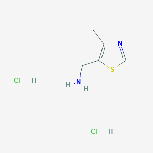 [(4-Methyl-1,3-thiazol-5-yl)methyl]amine dihydrochloride - 