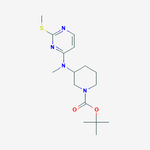 3-[Methyl-(2-methylsulfanyl-pyrimidin-4-yl)-amino]-piperidine-1-carboxylic acid tert-butyl ester - 