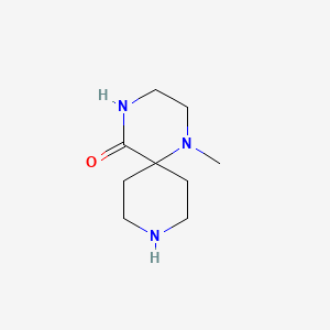 1-Methyl-1,4,9-triazaspiro[5.5]undecan-5-one - 