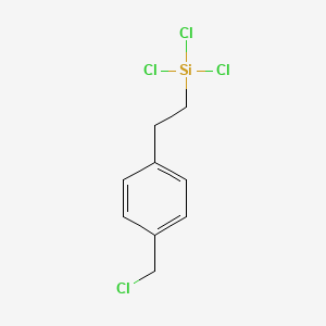 Silane, trichloro[2-[4-(chloromethyl)phenyl]ethyl]- - 103460-81-7