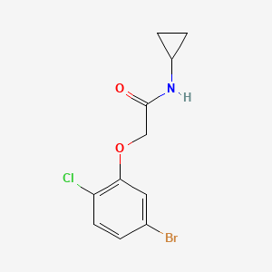 2-(5-bromo-2-chlorophenoxy)-N-cyclopropylacetamide - 