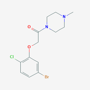 2-(5-Bromo-2-chlorophenoxy)-1-(4-methylpiperazin-1-yl)ethanone - 