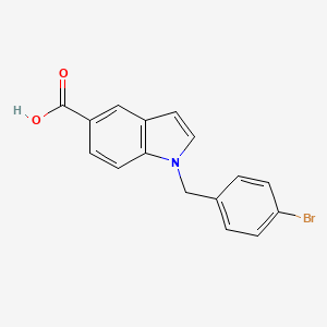 1-(4-Bromobenzyl)-1H-indole-5-carboxylic acid - 