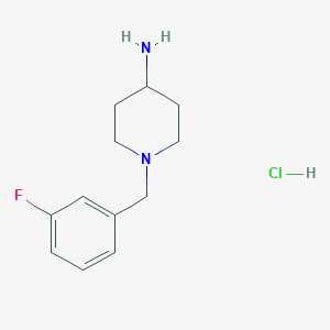 1-(3-Fluoro-benzyl)-piperidin-4-ylamine hydrochloride - 