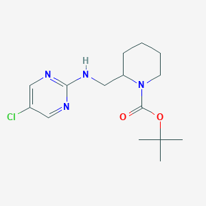 2-[(5-Chloro-pyrimidin-2-ylamino)-methyl]-piperidine-1-carboxylic acid tert-butyl ester - 