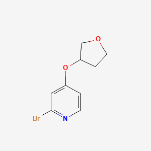 2-Bromo-4-((tetrahydrofuran-3-yl)oxy)pyridine - 