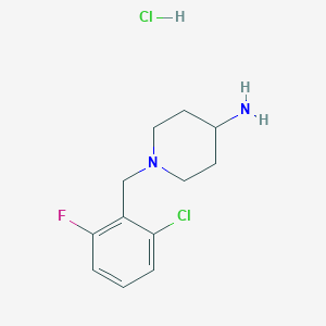 1-(2-Chloro-6-fluoro-benzyl)-piperidin-4-ylamine hydrochloride - 