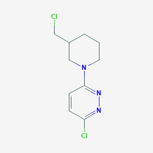 3-Chloro-6-(3-(chloromethyl)piperidin-1-yl)pyridazine - 1185310-44-4