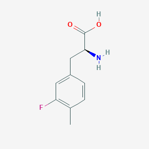 (2S)-2-amino-3-(3-fluoro-4-methylphenyl)propanoic acid - 