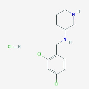 (2,4-Dichloro-benzyl)-piperidin-3-yl-amine hydrochloride - 