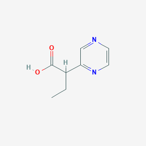 2-(Pyrazin-2-yl)butanoic acid - 