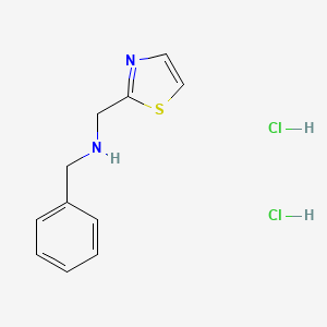 1-Phenyl-N-(1,3-thiazol-2-ylmethyl)methanamine dihydrochloride - 