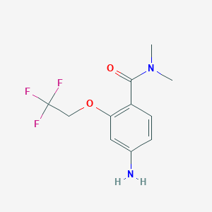 4-amino-N,N-dimethyl-2-(2,2,2-trifluoroethoxy)benzamide - 