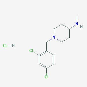 [1-(2,4-Dichloro-benzyl)-piperidin-4-yl]-methyl-amine hydrochloride - 