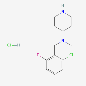 (2-Chloro-6-fluoro-benzyl)-methyl-piperidin-4-yl-amine hydrochloride - 