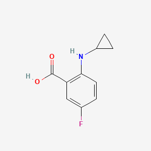 2-(Cyclopropylamino)-5-fluorobenzoic acid - 