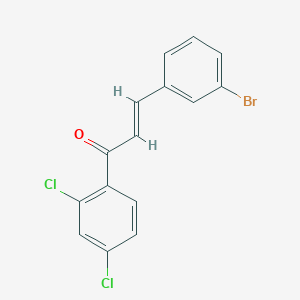 (2E)-3-(3-Bromophenyl)-1-(2,4-dichlorophenyl)prop-2-en-1-one - 