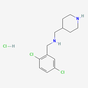 (2,5-Dichloro-benzyl)-piperidin-4-ylmethyl-amine hydrochloride - 