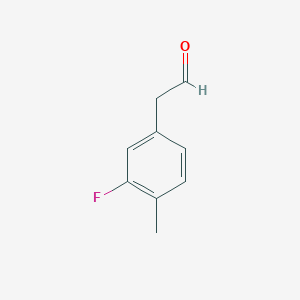2-(3-Fluoro-4-methylphenyl)acetaldehyde - 