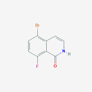 5-Bromo-8-fluoroisoquinolin-1(2H)-one - 