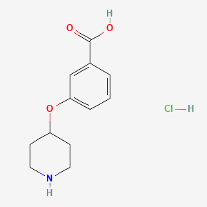 3-(Piperidin-4-yloxy)benzoic acid hydrochloride - 1332530-90-1