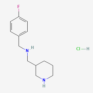 (4-Fluoro-benzyl)-piperidin-3-ylmethyl-amine hydrochloride - 