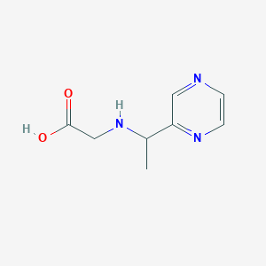 (1-Pyrazin-2-yl-ethylamino)-acetic acid - 