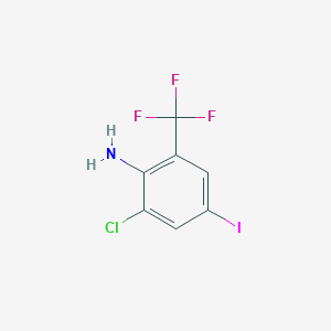 2-Chloro-4-iodo-6-(trifluoromethyl)aniline - 1314987-33-1