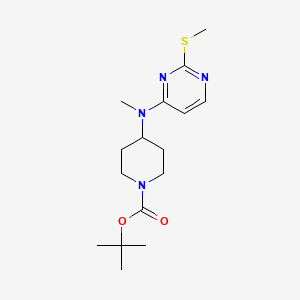 4-[Methyl-(2-methylsulfanyl-pyrimidin-4-yl)-amino]-piperidine-1-carboxylic acid tert-butyl ester - 