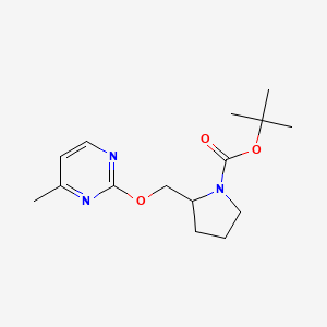 2-(4-Methyl-pyrimidin-2-yloxymethyl)-pyrrolidine-1-carboxylic acid tert-butyl ester - 