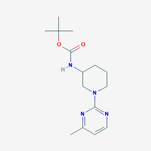 [1-(4-Methyl-pyrimidin-2-yl)-piperidin-3-yl]-carbamic acid tert-butyl ester - 