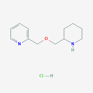 2-(Piperidin-2-ylmethoxymethyl)-pyridine hydrochloride - 