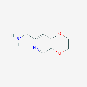 1-(2,3-Dihydro[1,4]dioxino[2,3-c]pyridin-7-yl)methanamine - 