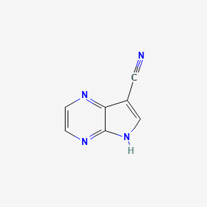 5H-Pyrrolo[2,3-b]pyrazine-7-carbonitrile - 