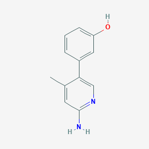 3-(6-Amino-4-methylpyridin-3-yl)phenol - 
