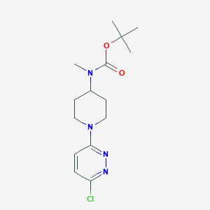 [1-(6-Chloro-pyridazin-3-yl)-piperidin-4-yl]-methyl-carbamic acid tert-butyl ester - 